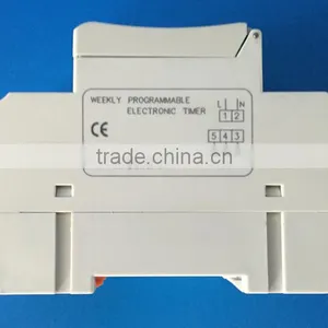 7 Days 24Hour Din-rail Mounting 17ON/OFF Weekly Program Digital Time Switch THC15A thumbnail-3