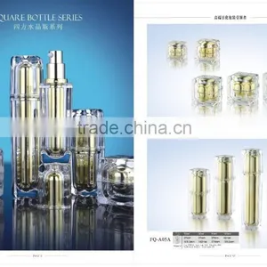 Acrylic Cystal Square Cosmetic Bottles and Jars thumbnail-1