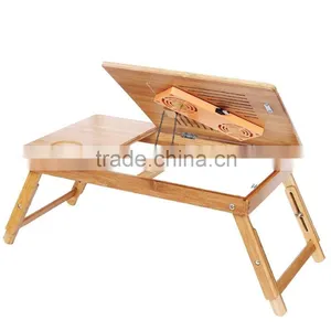 Hight Quality Products Hot Selling Bamboo Portable Laptop Desk From China thumbnail-4