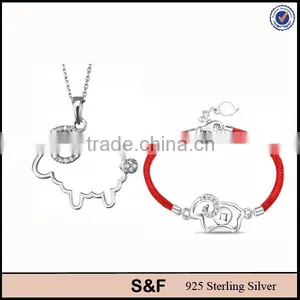 2015 Sheep Shape Jewelry 925 Sterling Silver Italian Costume Jewelry thumbnail-1