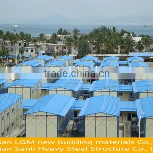 EPS Insulated Sandwich Panel Prefabricated Steel Frame House thumbnail-1