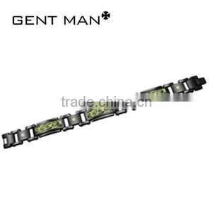 Hot Selling Wholesale Price Cheap Camo Design Unique Jewelry Man Bracelet thumbnail-6