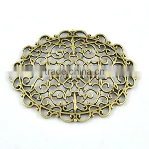 Flower Circle Metal Jewelry Connector,jewelry Connectors thumbnail-1