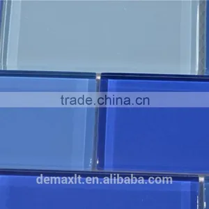 Interior Design Clear Waving Red Crystal Glass Mosaic thumbnail-4