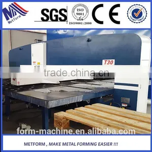 Sheet Metal Mechanical CNC Turret Punch Press T30 Qingdao Factory Price thumbnail-4