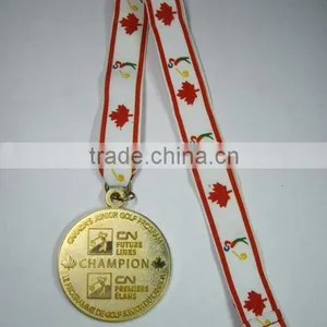 Fancy Engraved Golden Medal thumbnail-1