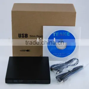 External USB 2.0 DVD+/-RW Optical Drive Use for PC thumbnail-1