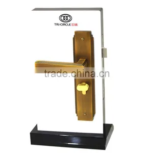 TRI-CIRCLE Zinc Alloy Lever Door Lock and Handle,lever Handle Door Lock Set thumbnail-4