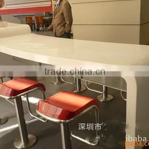 New Design Long Bar Table in Solid Surface Bar Table for Sale thumbnail-5