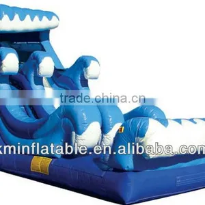 Coral Wave Bay Splash Inflatable Water Slide thumbnail-1