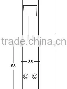 Puwei Hardware PWS Pedal Casement Position Limiter, Foot Pedal Switch Door Stopper Pedal Switch Limiting Stopper, Restrictor thumbnail-2