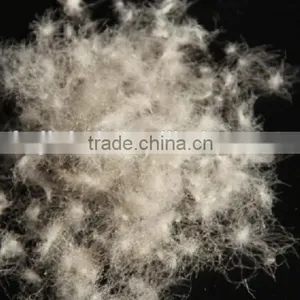 2-4CM Grey Duck Feather Washed Feather IDFL Standard Filling Material thumbnail-3