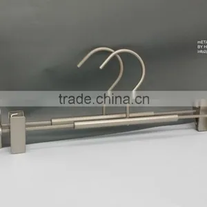 The HEAD Natural Metal Pant/skirt Hanger With Metal Clips ,metal Hanger,new Design,made in China thumbnail-2