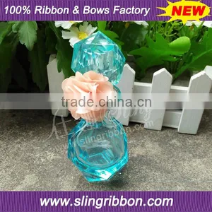 2016 Colorful Pre-made Chiffon Flower For Perfume Bottle thumbnail-1
