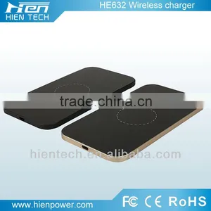 Ultra Thin Qi Induction Charging Pad Slim 5V1A Qi Wireless Charger thumbnail-2