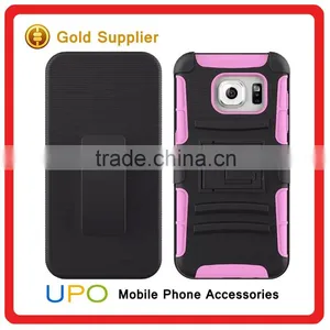 [UPO] 2016 New Arrival 3 in 1 Hard Plastic Silicon Phone Cover Case for Samsung Galaxy S7 Edge thumbnail-2