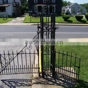 2016 New Style Small Iron Gate, Wrought Iron Villa Gate Designs, Iron Gate Door on .com thumbnail-2