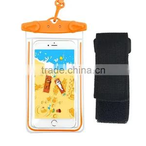 High Quality IPX8 Certified Universal Underwater Mobile Phone Waterproof Bags,Luminous Waterproof Pouch thumbnail-5