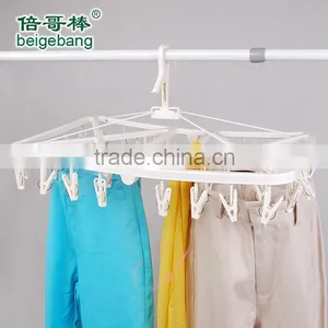 Plastic Cloth Hanger & Hook thumbnail-1
