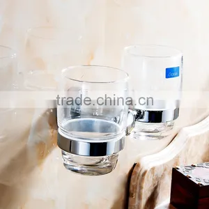 Bathroom Accessory With Copper Double Cup Tumbler Holder for Hotel Family Use. thumbnail-5