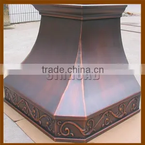 China Supplier Kitchen Appliances Island Cooker Hoods Cheap Copper Kitchen Hood thumbnail-3