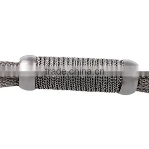 KS18800-K Best Quality Unique Design Women's Stainless Steel Magnet Clasp Mesh Jewelry Sets thumbnail-4