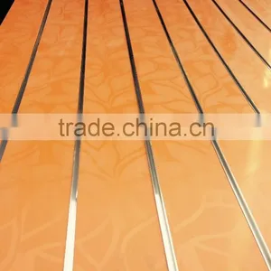 17mm Melamine MDF Slatwall With 11 Pcs Groove thumbnail-3