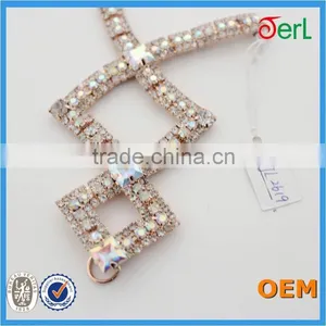 Black Diamond Acrylic Lady Flat Shoe Chain thumbnail-1