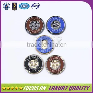 Laser Custom Logo High-end Metal With Aluminum Sheet Sewing Button thumbnail-3