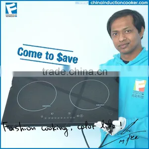 Commercial Household Double Induction Cooker Portable Glass Ceramic Cooktop thumbnail-1