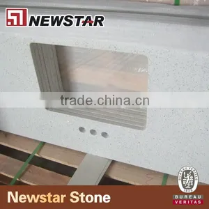 Newstar Hotsell White Quartz Vanity Tops thumbnail-1