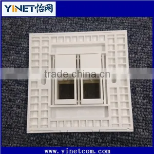 RJ45 Keystone Jack Faceplates With 2 Ports CAT5E CAT6 Available thumbnail-2