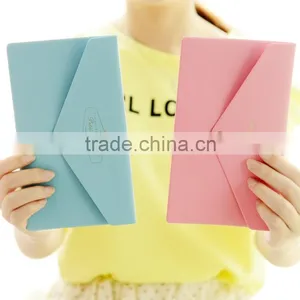Cheap Wholesale Candy Color Pvc Multifunction Pencil Case With Button thumbnail-2