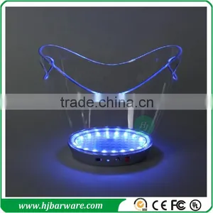 Rechargeable Champagne Led Ice Bucket - 3.5L Led Acrylic Ice Bucket thumbnail-1
