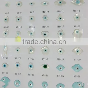 Evil Eye Stone Beads,evil Eye for Jewelry,key Chain thumbnail-1