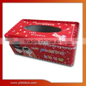 Rectangular Tin Tissue Box thumbnail-1
