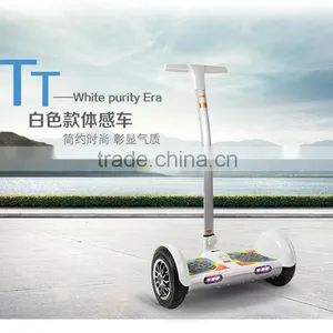ODEWAY 10 Inch TT Mini Electric Self Balance Scooter With Handle Bar thumbnail-2