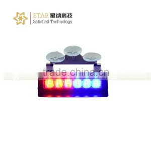 3W*6 LED Auto Emergency Visor Light thumbnail-1