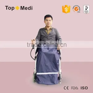 Guangzhou Supplier Waterproof Wheelchair Pinafore Extra Protection Leg Cover Wheel Chair Apron thumbnail-2