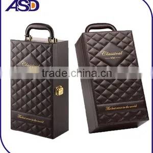 High Quality Leather Wine Packaging Boxes Hot Selling thumbnail-3