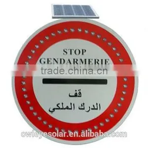 Cycle Solar Traffic Signs/aluminum Traffic Sign Board Cycle/solar Powered Portable Variable me thumbnail-2