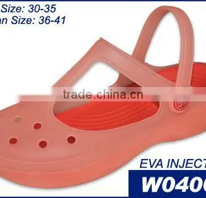 Clear PVC Women Jelly Sandals Clog thumbnail-1