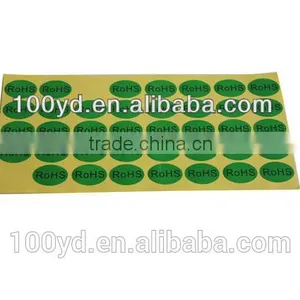 Custom Print Cheap Ellipse Green Adhesive Label thumbnail-1
