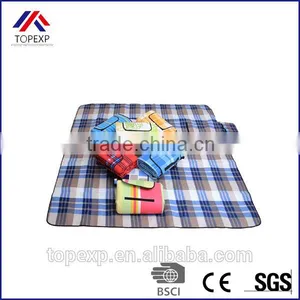 Checked Blanket Printed Picnic Blanket For Sale thumbnail-2