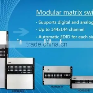 Support VGA/HDIM /AV Signals With Input and Output Cards Matrix Switcher thumbnail-2