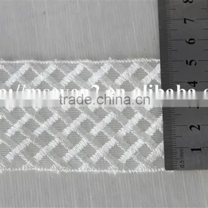 High Quality White 100% Polyester Lace Trim Guipure Lace for Hat thumbnail-6