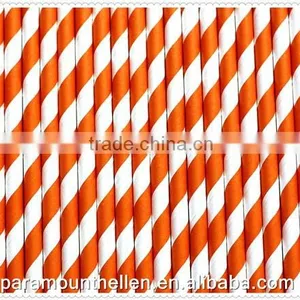 High Quality Fancy Colorful Papar Straws Disposable Paper Straws for Birthday Party thumbnail-5
