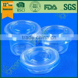 0.5OZ PP Plastic Cups, 15ML Plastic Cup, Disposable Plastic Juice Cup With Lid thumbnail-1