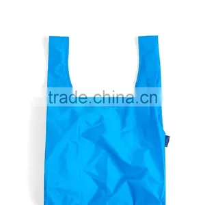 NYLON Reusable Grocery Shopping Bag Ripstop Nylon Tote Foldable Integrated Pouch thumbnail-1