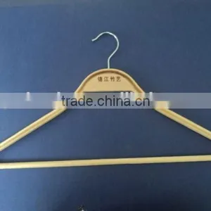 Classic and Reusable Clothes Bamboo Hangers Sets Wholesale thumbnail-2